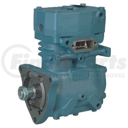 102953X by HALDEX - LikeNu Tu-Flo® TF501 Air Brake Compressor - Remanufactured, Flange Mount, Engine Driven, Air/Water Cooling