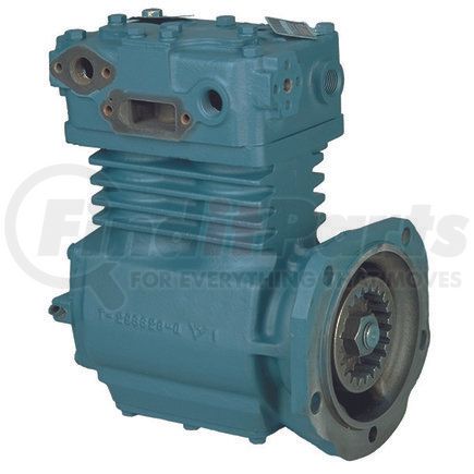 107512X by HALDEX - LikeNu Tu-Flo® TF750 Air Brake Compressor - Remanufactured, Flange Mount, Engine Driven, Air/Water Cooling