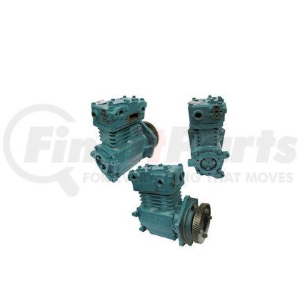 5004187X by HALDEX - LikeNu Tu-Flo TF750 Air Brake Compressor - Reman, Flange Mount, Engine Driven