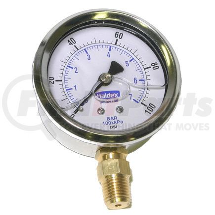 90054786 by HALDEX - Air Pressure Gauge - 1/4" NPT