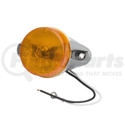 AQ15463 by HALDEX - Trailer ABS Round Indicator Lamp - OEM SN154FC, 6 in. Lead