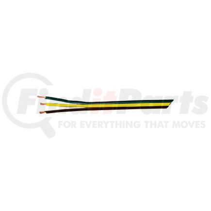 BE28825 by HALDEX - Bulk Wire - Parallel Wire, 3-Conductor (Green/Yellow/Brown) w/ 19 Strands each, 14 Gauge, 100 ft.