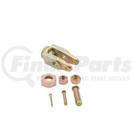 CQ36593 by HALDEX - Midland Collar Lock Clevis Kit - 5/8 - 18 in. and 1/2 - 20 in. Thread Size, Standard, for Rear CSI Automatic Brake Adjuster