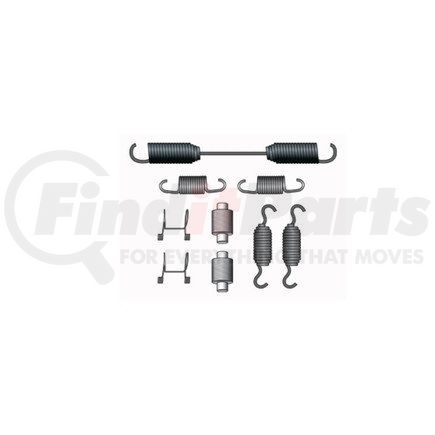 CQ65444 by HALDEX - Drum Brake Hardware Kit - For use on 16.5 in. Eaton "ES" Extended Service Brake