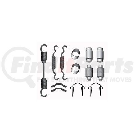 CQ65619 by HALDEX - Drum Brake Hardware Kit - For use on 12.25 in. Dexter Quick Change Brake Shoe