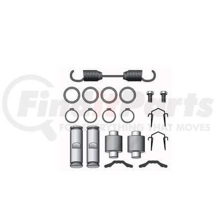 CQ67356 by HALDEX - Drum Brake Hardware Kit - For use on 16.5 in. Meritor Brakes on Mack "P" Series