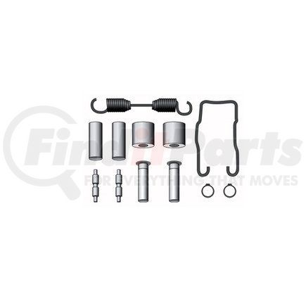 CQ67396 by HALDEX - Drum Brake Hardware Kit - For use on 12.25 in. Dana Spicer "U" Brake