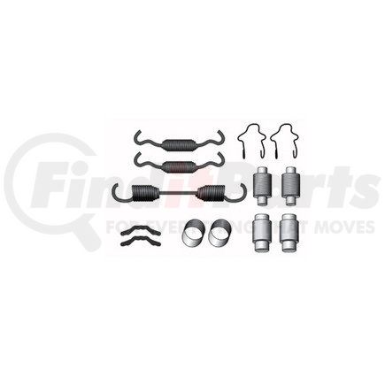 CQ69005 by HALDEX - Drum Brake Hardware Kit - For use on 16.5 in. Meritor "Q" Series Front Brake on Mack