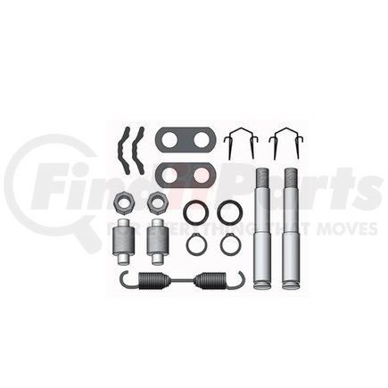 CQ67505 by HALDEX - Drum Brake Hardware Kit - For use Dana Spicer 12-1/4" Brakes - Bolted Spider