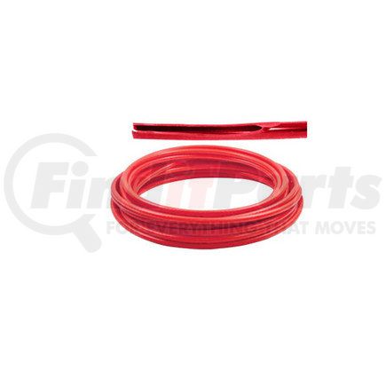 D1040403 by HALDEX - Tubing - Red, 1/4" O.D., 100' Length, .040 Wall Thickness, 1200 PSI Burst Pressure