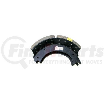 GG4717ESG by HALDEX - Drum Brake Shoe Kit - Remanufactured, Rear, Relined, 2 Brake Shoes, with Hardware, FMSI 4717, for Eaton Reduced Envelope Applications