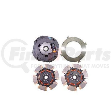 HN10892525HTM by HALDEX - EZ-Pedal™ Transmission Clutch Kit - New, 15.5 in. Diameter, 2 in. Input Shaft, 10-Spline Count