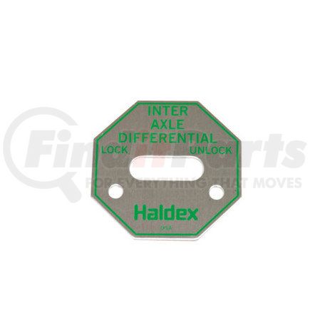 K145151 by HALDEX - Valve Faceplate - For Flipper Valve