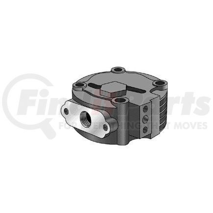 KNT17300X by HALDEX - Air Brake Compressor Cylinder Head Assembly - Remanufactured, For EL850 Compressors, Air Cool