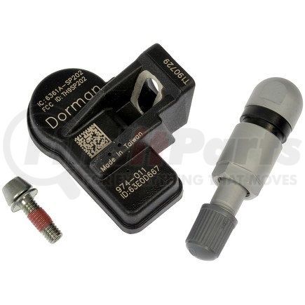 974-011 by DORMAN - Tire Pressure Monitoring System Sensor