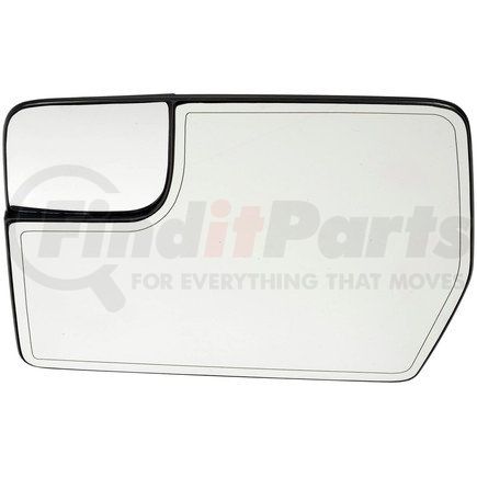 57105 by DORMAN - Door Mirror Glass - Plastic Back, for 2011-2014 Ford F-150