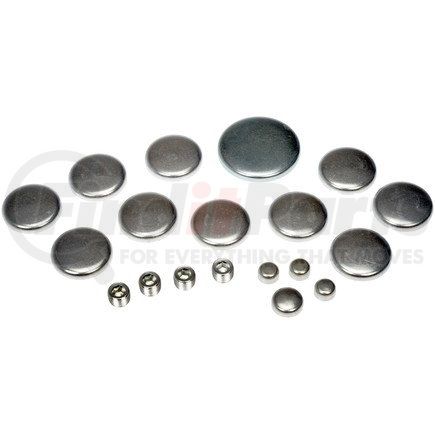 557-009 by DORMAN - Ford Steel Expansion Plug Kit, 15 Expansion Plugs, 4 Pipe Plugs