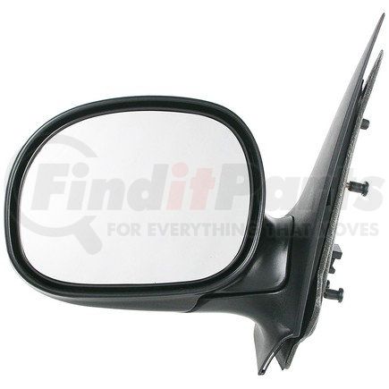 955-024 by DORMAN - Side View Mirror - Left, Power, Non-Heated, Black