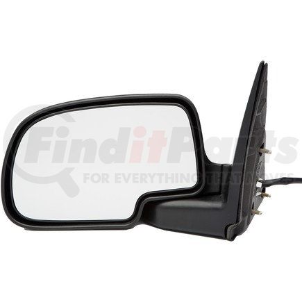 955-060 by DORMAN - Side View Mirror - Left, Power, Non-Heated, Black And Chrome