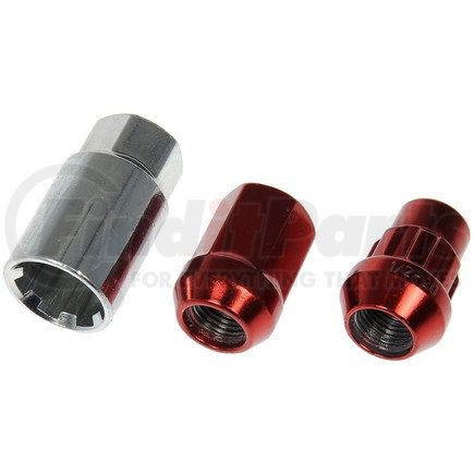 713-275E by DORMAN - Red Acorn Wheel Nut Lock Set