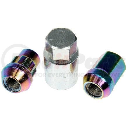 713-375G by DORMAN - Rainbow/Neo-Chrome Acorn Wheel Nut Lock Set