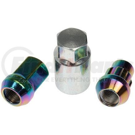 713-475G by DORMAN - Rainbow/Neo-Chrome Acorn Wheel Nut Lock Set