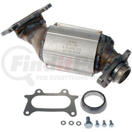674-031 by DORMAN - Manifold Converter - Not CARB Compliant