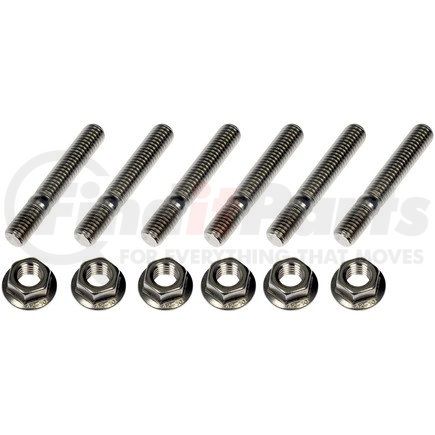 03133HP by DORMAN - Exhaust Flange Stud Kit - M10-1.5 x 62mm Stainless Steel