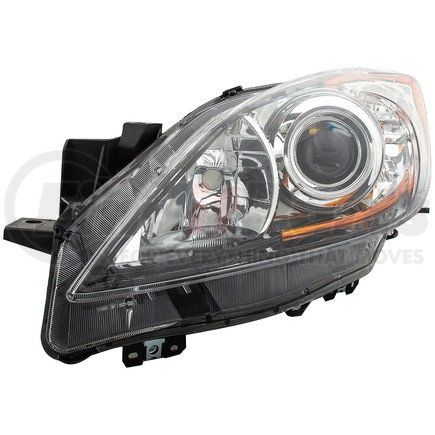 1592297 by DORMAN - Headlight Assembly - Left, 12.8V, Clear Lens, Halogen, for 2010-2013 Mazda 3