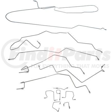 919-198 by DORMAN - Stainless Steel Brake Line Kit