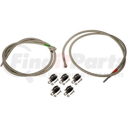 819-821 by DORMAN - Flexible Stainless Steel Braided Fuel Line