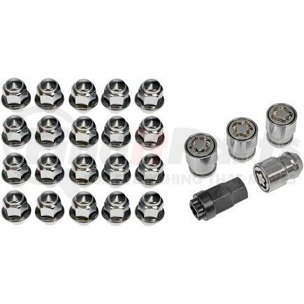 611-303FK by DORMAN - Wheel Nut Kit M12-1.50 Capped-19 mm Hex, 32.1 mm Length With Lock