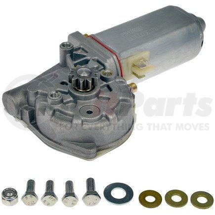 742-5602 by DORMAN - Bus Power Door Motor - Plug-In, Bolt-on, 2 Spade Terminals, Metal Housing