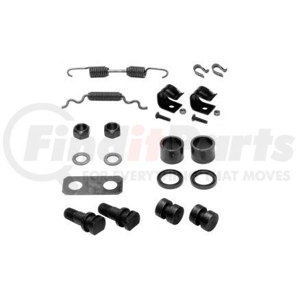 KIT 8021 by MERITOR - Drum Brake Hardware Kit - Front Steer Axle, 15 in. Brake Drum Diameter