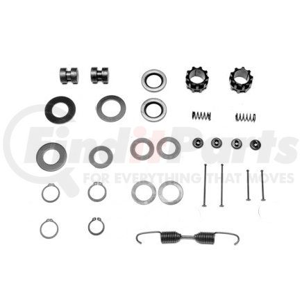 KIT9143 by MERITOR - Drum Brake Hardware Kit - Front Steer Axle, 15 in. Brake Drum Diameter