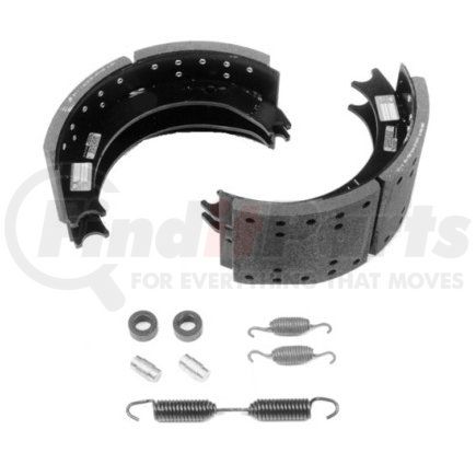 KMG14311E by MERITOR - Drum Brake Shoe and Lining Kit - 7.00" Width, Platinum Shield III Coating, for 16.50" Brake