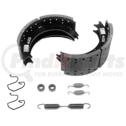 KMG14709ES by MERITOR - New Drum Brake Shoe and Lining Kit - Lined
