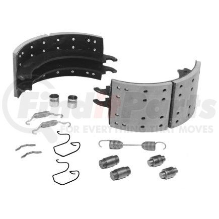 KMG14515F by MERITOR - New Drum Brake Shoe and Lining Kit - Lined