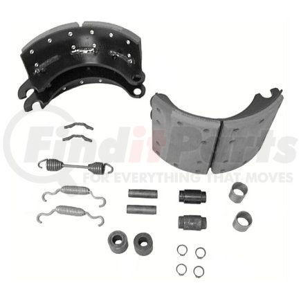 KSF5574670Q by MERITOR - Fras-Le New Drum Brake Shoe and Lining Kit - Lined