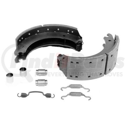 KSR3014524QR by MERITOR - Drum Brake Shoe and Lining Kit - 5.00" Width, for 16.50" Brake Diameter