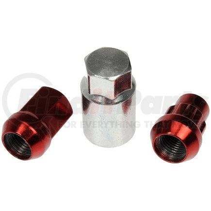 713-675E by DORMAN - Red Acorn Wheel Nut Lock Set