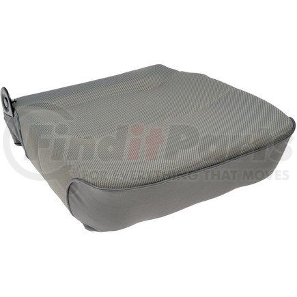 641-5150 by DORMAN - Front Driver Seat Cushion Pad - Gray, Bolt-On, Fabric Cover, Isuzu NPR/NPR-HD/NQR/NRR