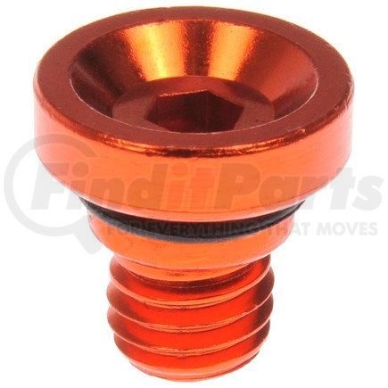 712-X95I by DORMAN - Wheel Nut Cap, Orange Aluminum