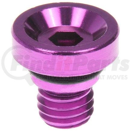 712-X95J by DORMAN - Wheel Nut Cap, Purple Aluminum