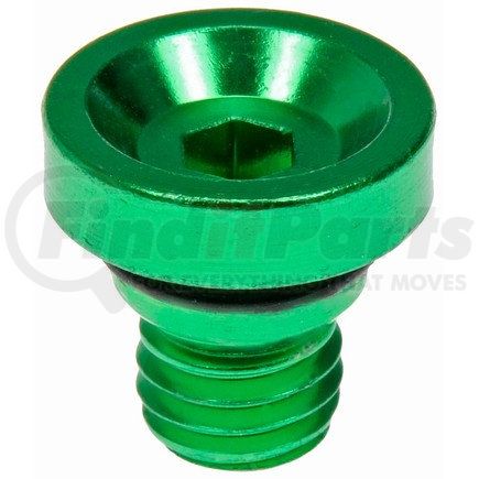 712-X95F by DORMAN - Wheel Nut Cap, Green Aluminum