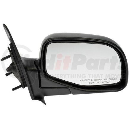 955-007 by DORMAN - Side View Mirror - Right, Manual, Black