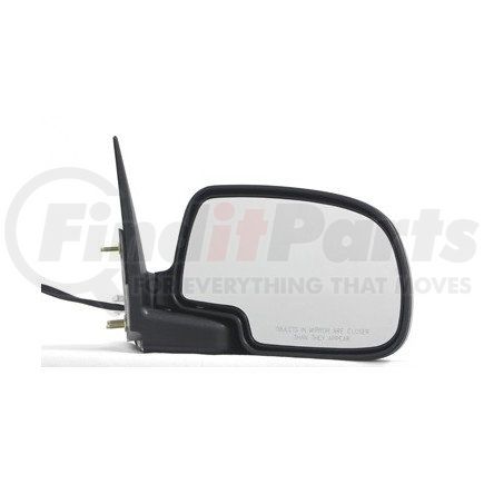 955-061 by DORMAN - Side View Mirror - Right, Power, Non-Heated, Black And Chrome, With 3 Connectors