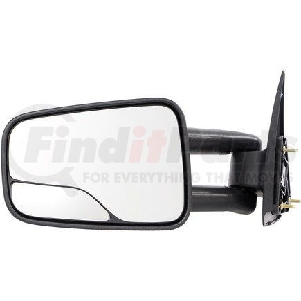 955-074 by DORMAN - Side View Mirror - Left, Denali; Manual, Extendable, Telescope, Camper Towing