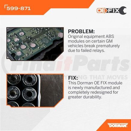 599-871 by DORMAN - ABS Control Module