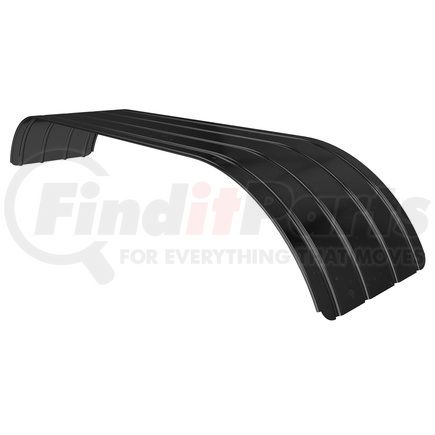 034-01455 by FLEET ENGINEERS - Fender - Single - Black Primed Metal 16 Gauge 108" Long